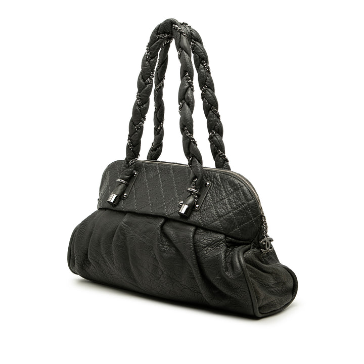 Chanel Cuir de veau Lady Braid Sac bandoulière