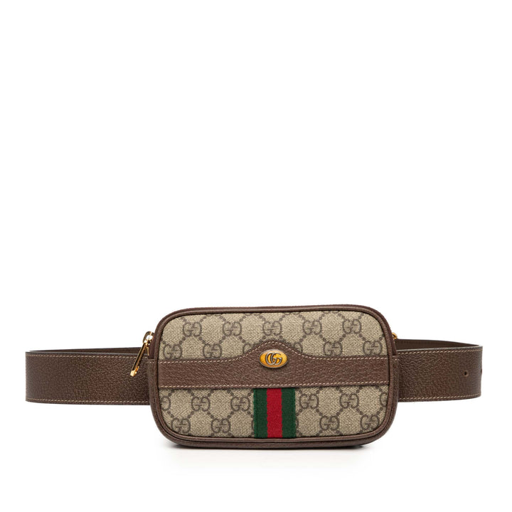 Gucci Small GG Supreme Web Ophidia Sac ceinture