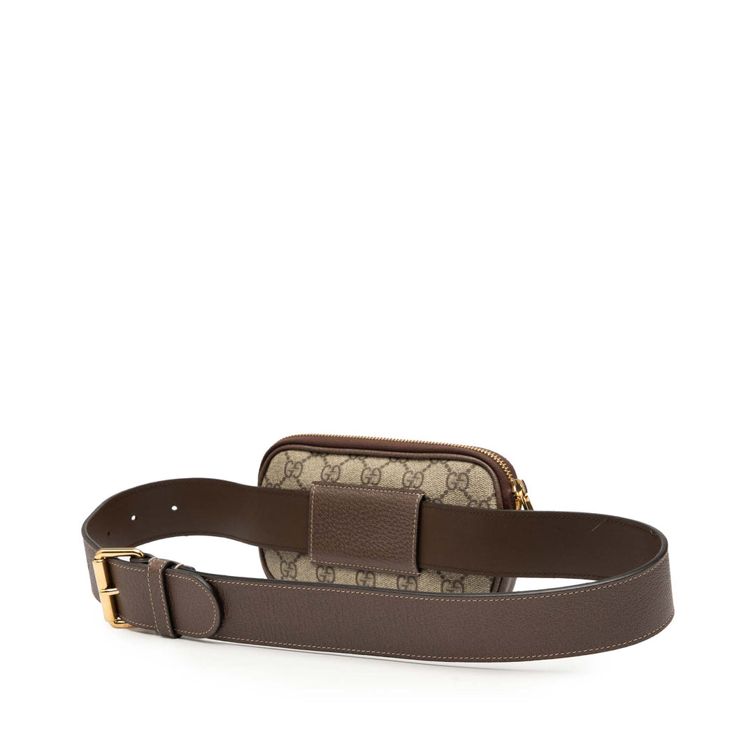 Gucci Small GG Supreme Web Ophidia Sac ceinture