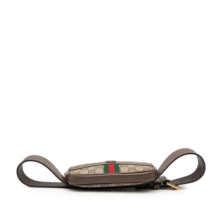 Gucci Small GG Supreme Web Ophidia Sac ceinture