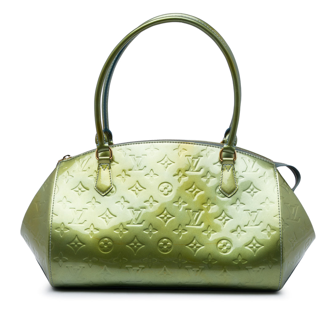 Louis Vuitton Sherwood PM Cuir verni Monogram Vert