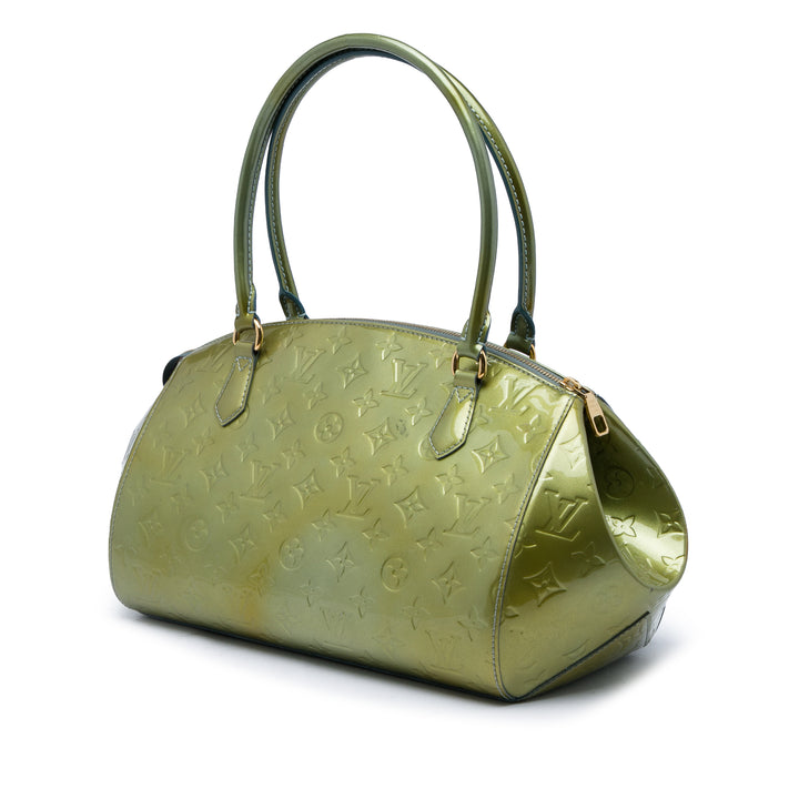 Louis Vuitton Sherwood PM Cuir verni Monogram Vert