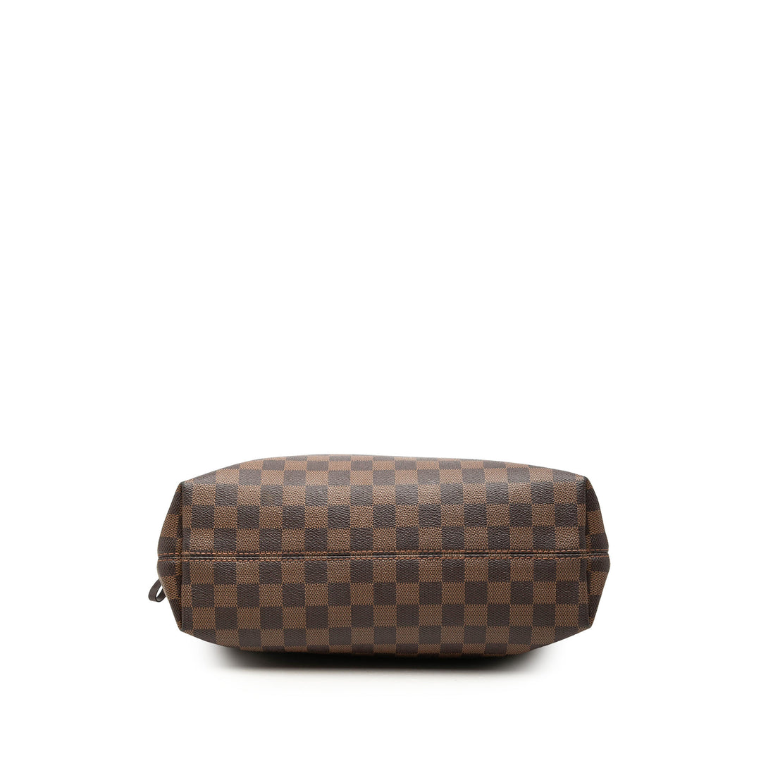 Louis Vuitton Sac porté épaule Graceful Damier Ébène PM Marron – vue 3 – GABY PARIS