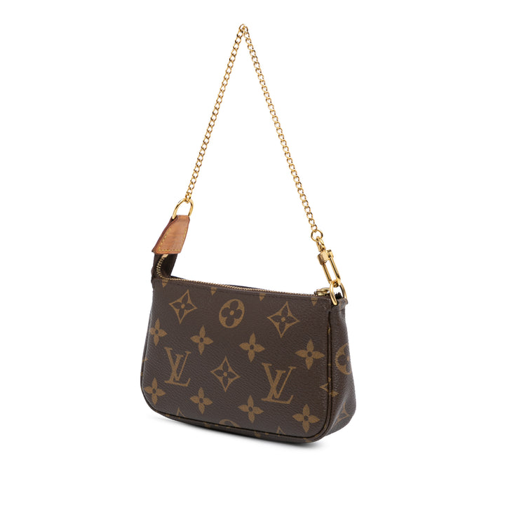 Monogram Mini Pochette Accessoires Brown - Gaby Paris