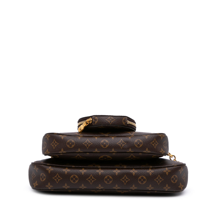 Monogram Multi Pochette Accessoires Brown - Gaby Paris