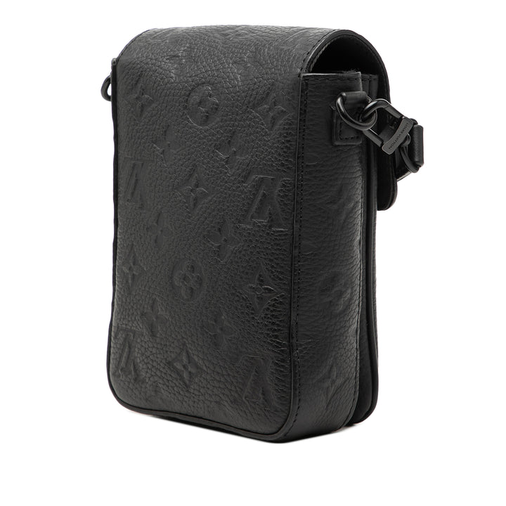 Louis Vuitton Monogram Taurillon Vertical Trunk Wearable Portefeuille