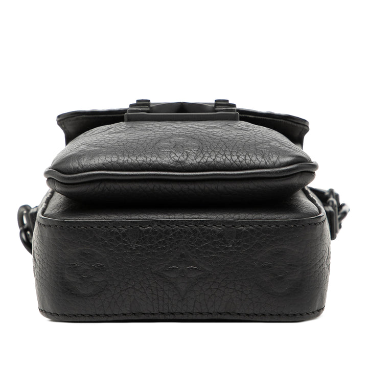 Louis Vuitton Monogram Taurillon Vertical Trunk Wearable Portefeuille