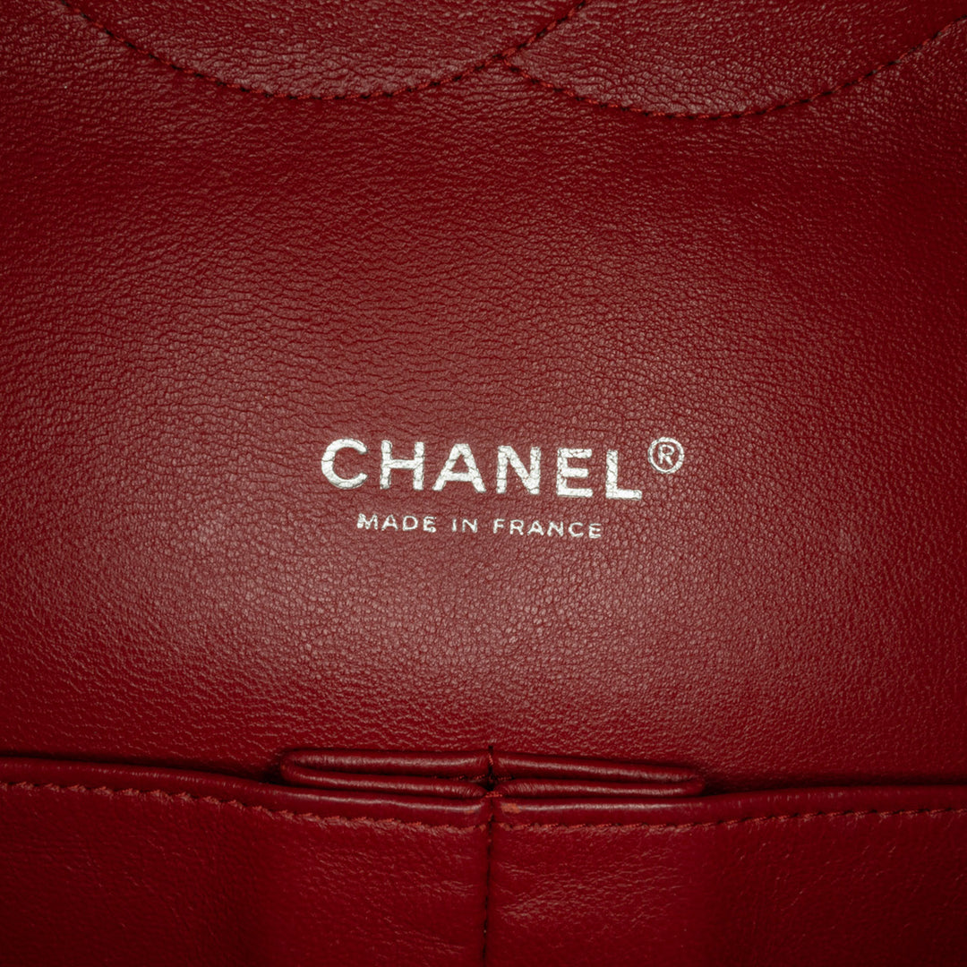 Chanel Maxi Classic Caviar Double Flap Red - GABY PARIS