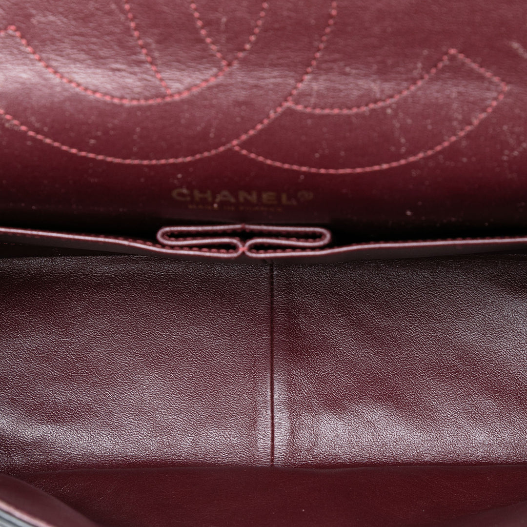 Chanel Reissue 2.55 vieilli Cuir de veau Double rabat 226 – GABY PARIS Authentique