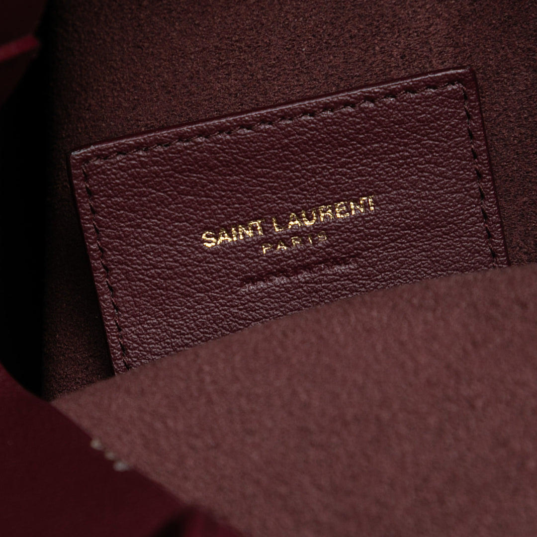 Saint Laurent North South Cuir Shopping Cabas