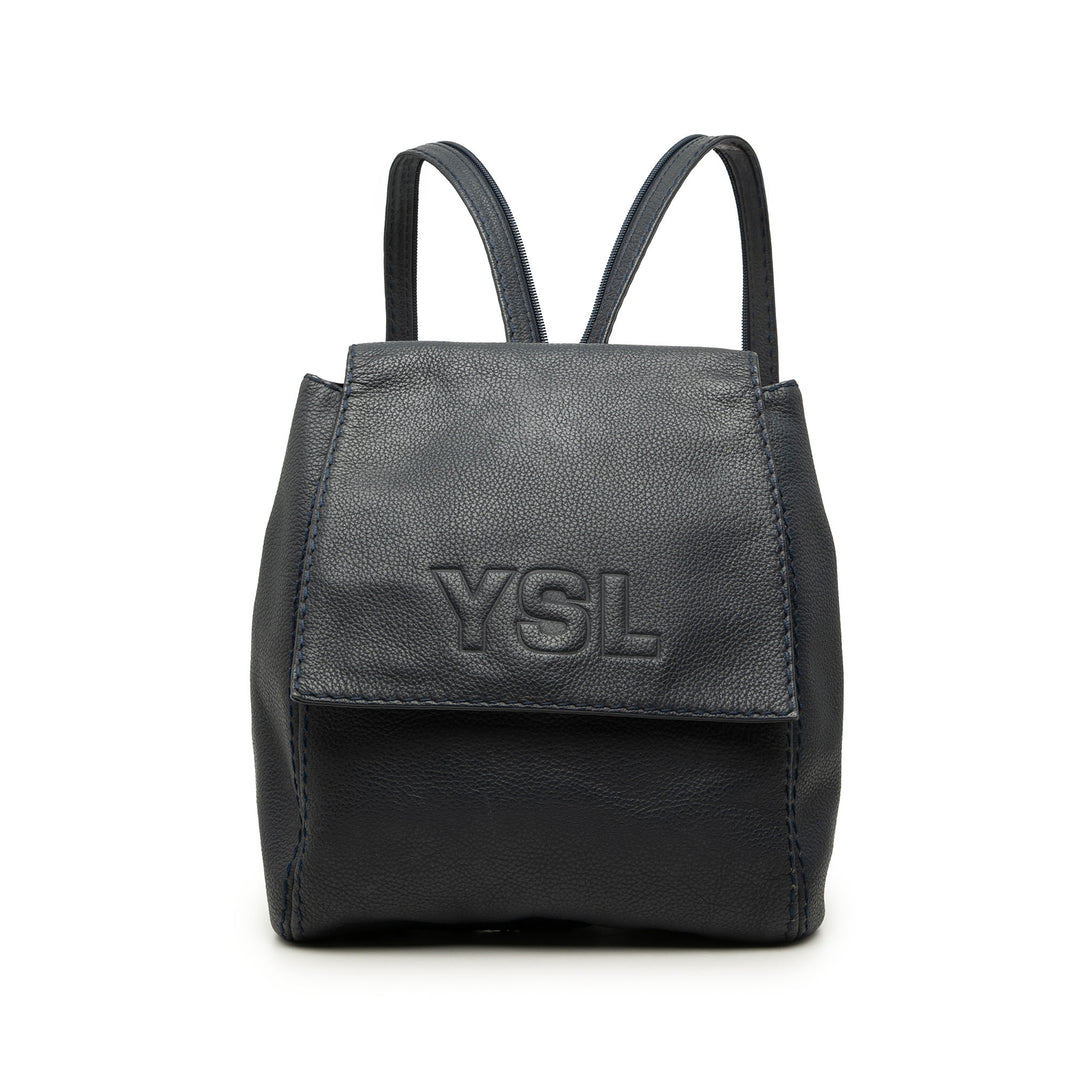 Saint Laurent embossé Cuir Sac à dos