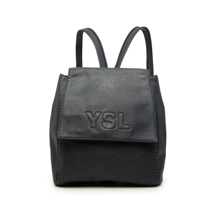 Saint Laurent embossé Cuir Sac à dos