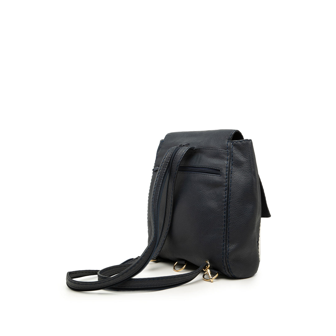 Saint Laurent embossé Cuir Sac à dos