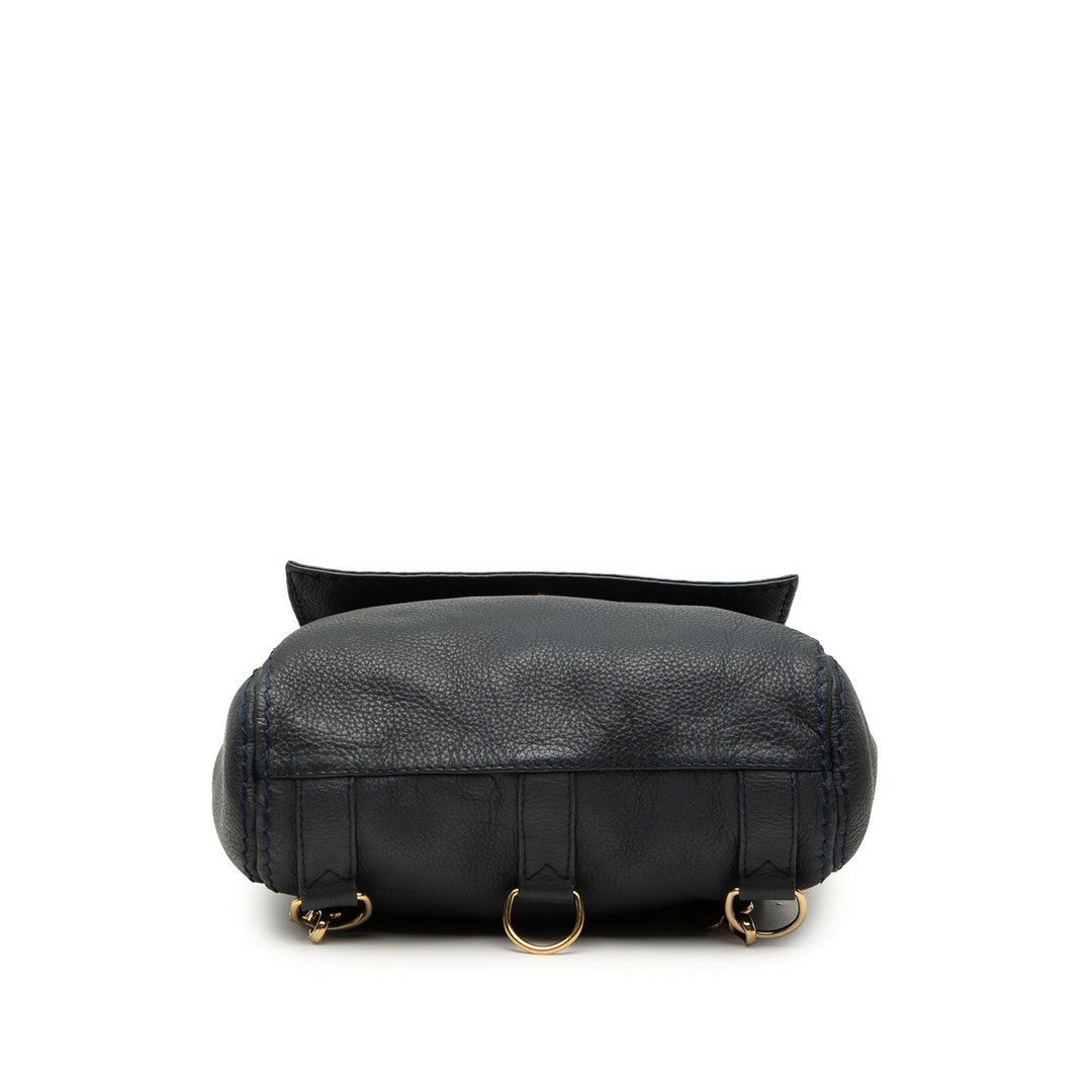 Saint Laurent embossé Cuir Sac à dos