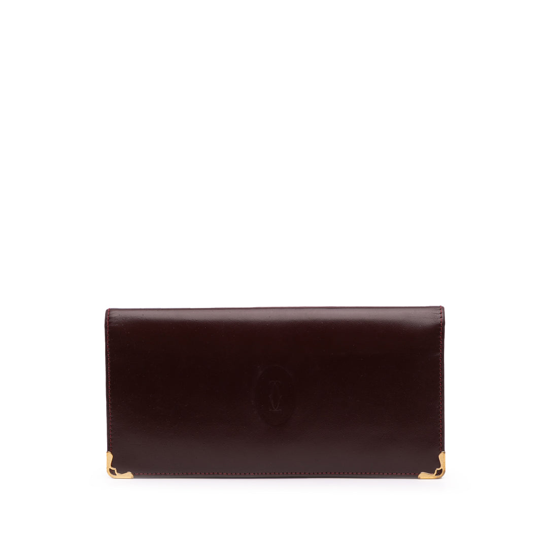 Leather Must De Cartier Wallet Red - Gaby Paris