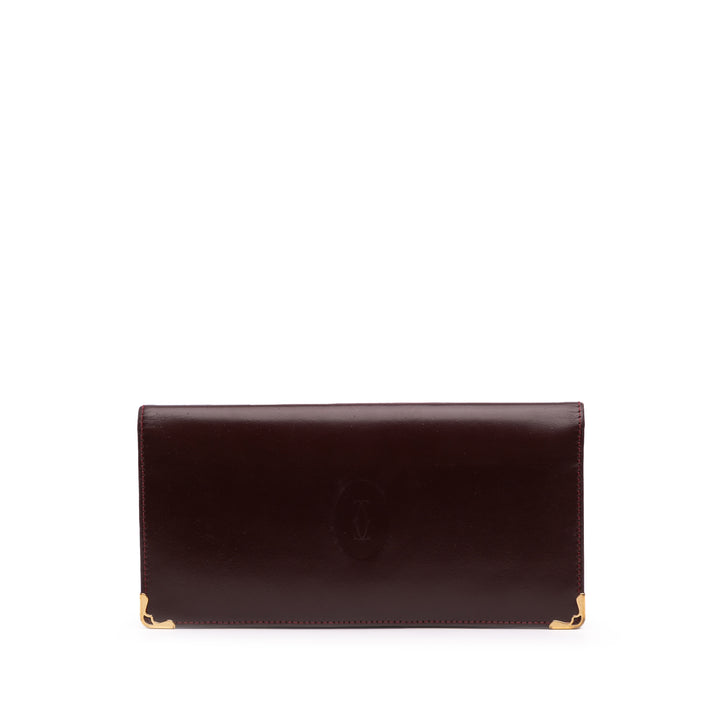 Leather Must De Cartier Wallet Red - Gaby Paris
