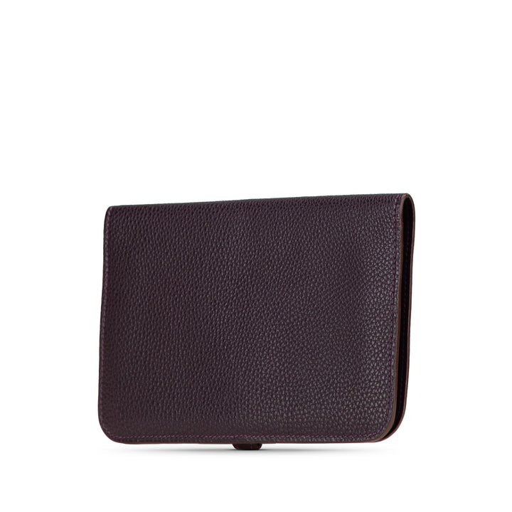 Togo Dogon Wallet GM Purple - Gaby Paris