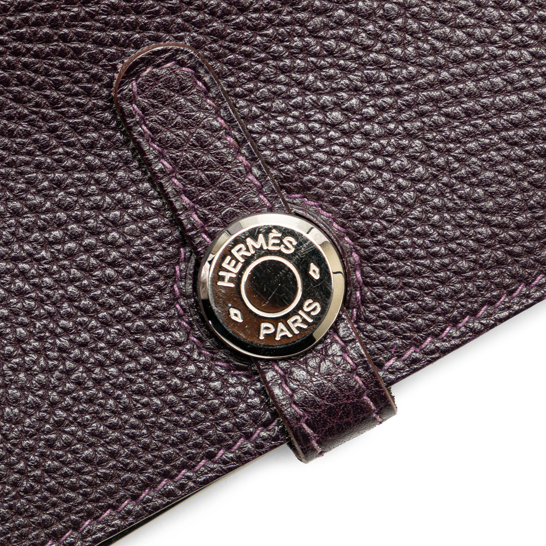 Togo Dogon Wallet GM Purple - Gaby Paris