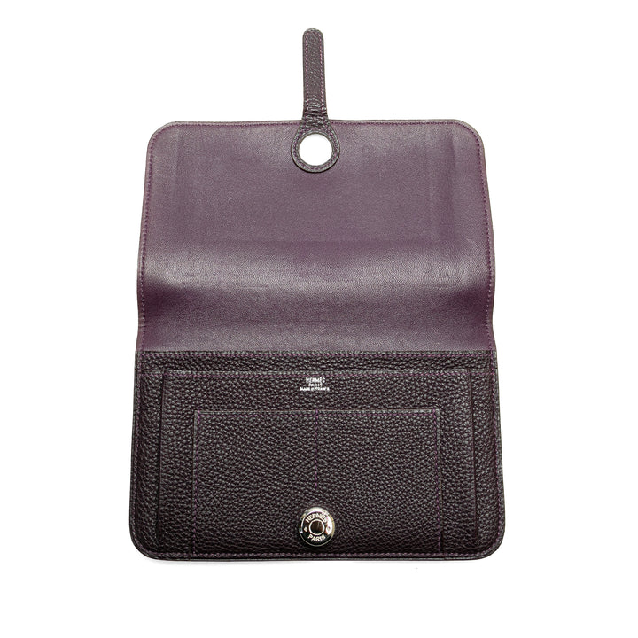 Togo Dogon Wallet GM Purple - Gaby Paris