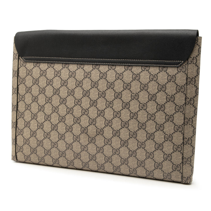 Gucci Pochette Grand Toile GG Supreme