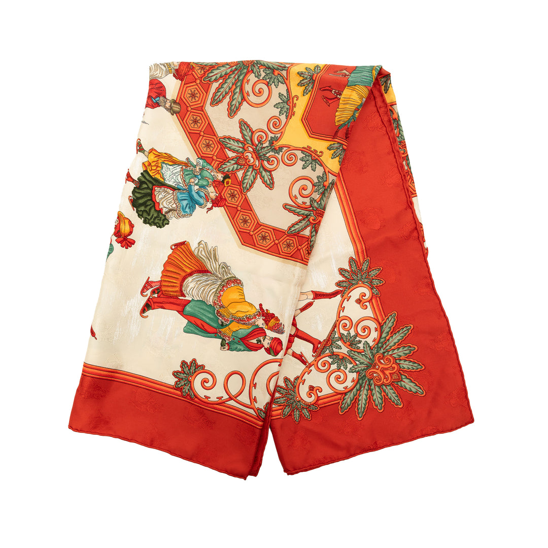 Hermès Joies d Hiver Foulard 90 Soie