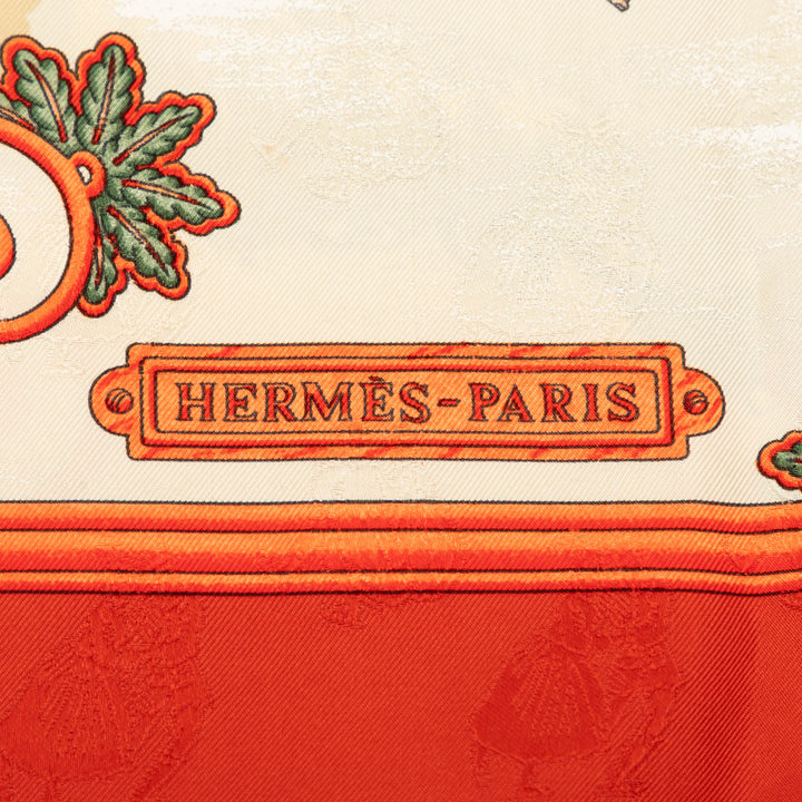 Hermès Joies d Hiver Foulard 90 Soie
