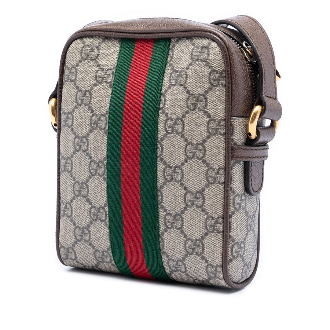 Gucci Mini GG Supreme Web Ophidia Sac porté croisé