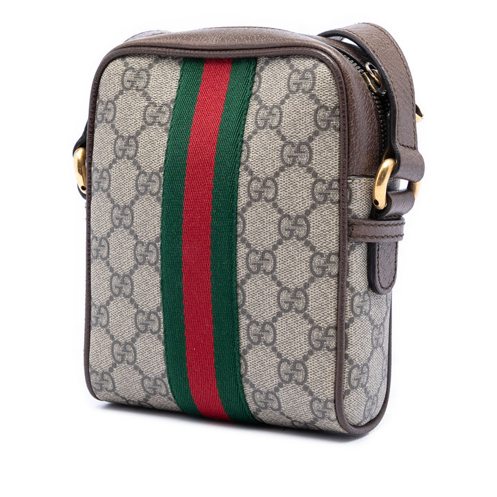 Gucci Mini GG Supreme Web Ophidia Sac porté croisé