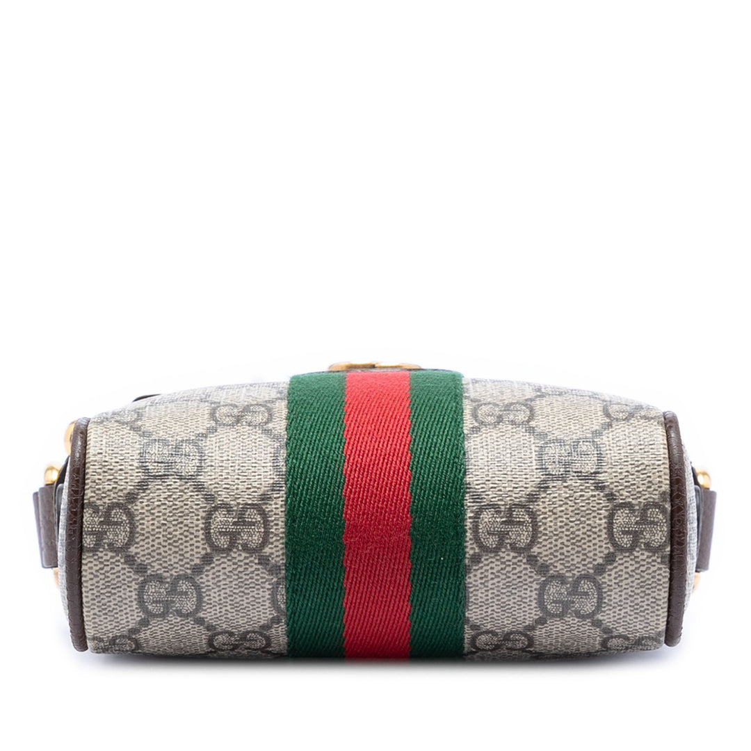 Gucci Mini GG Supreme Web Ophidia Sac porté croisé