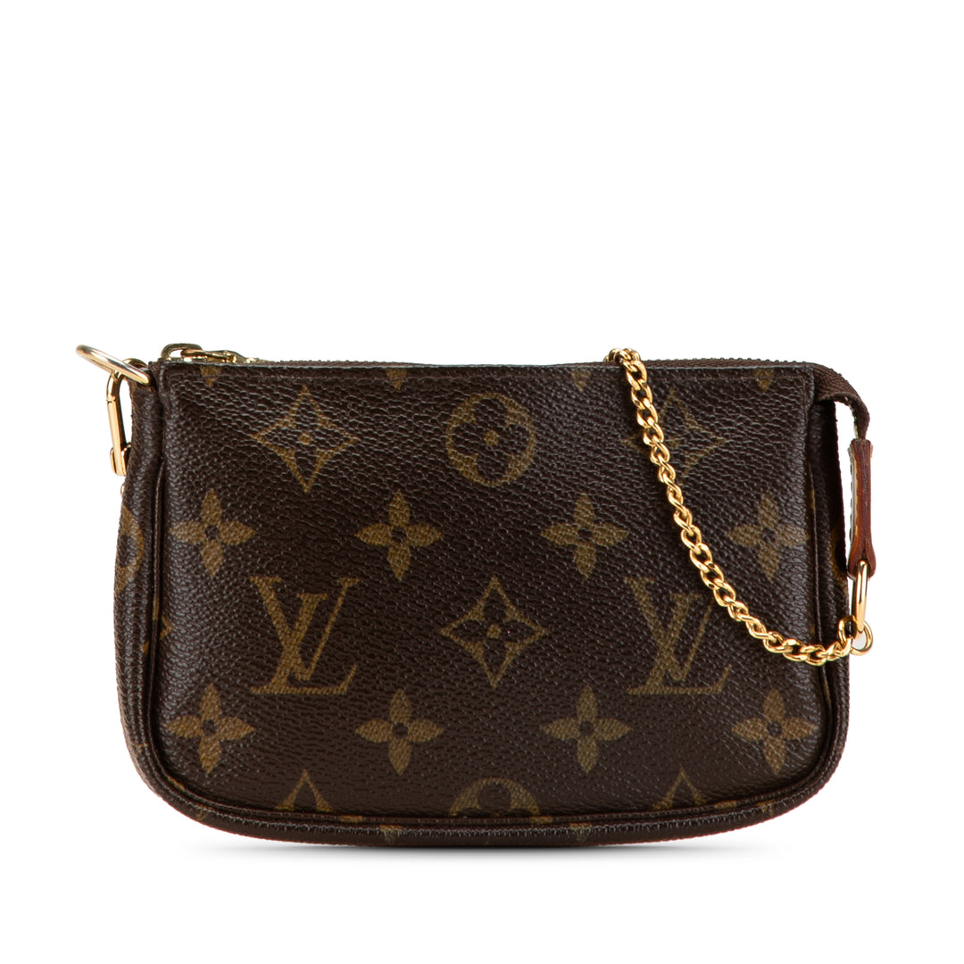 Monogram Mini Pochette Accessoires Brown - Gaby Paris