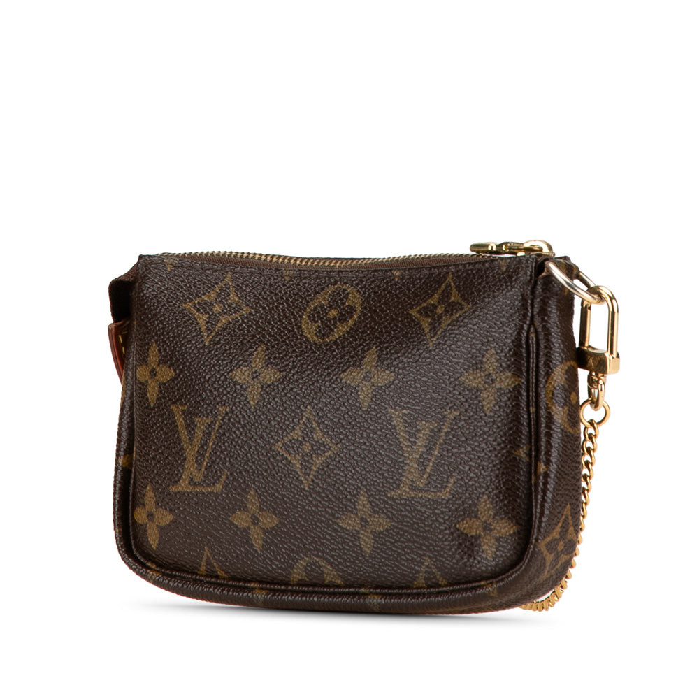 Monogram Mini Pochette Accessoires Brown - Gaby Paris