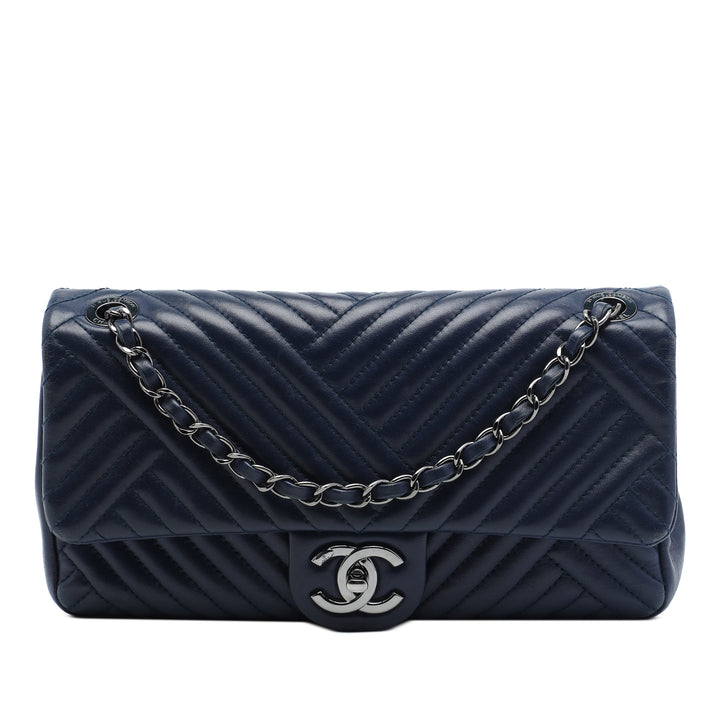Chanel CC Crossing à rabat Moyen Cuir d'agneau
