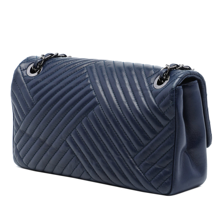 Chanel CC Crossing à rabat Moyen Cuir d'agneau