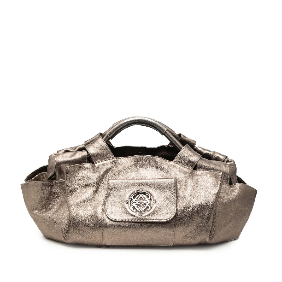 LOEWE Metallic Nappa Anagram Aire
