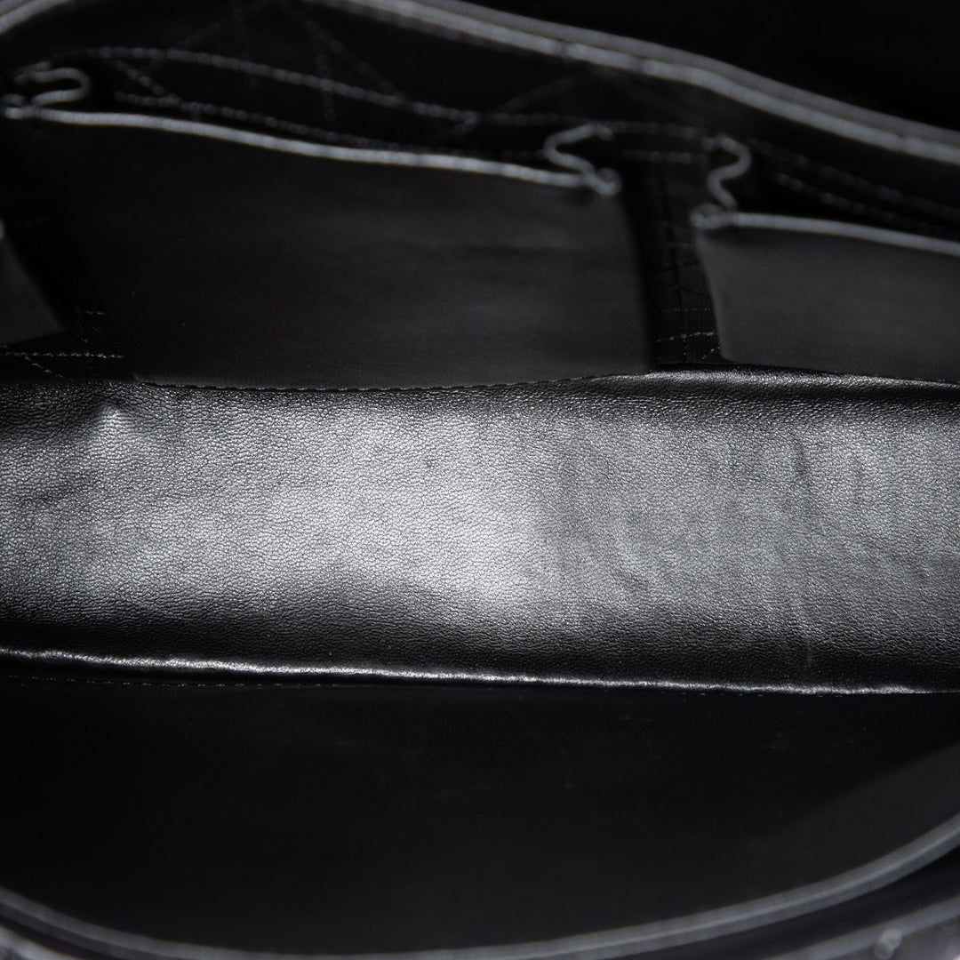 Dior Cannage Miss Dior à rabat Moyen Tweed Noir – vue 4 – GABY PARIS
