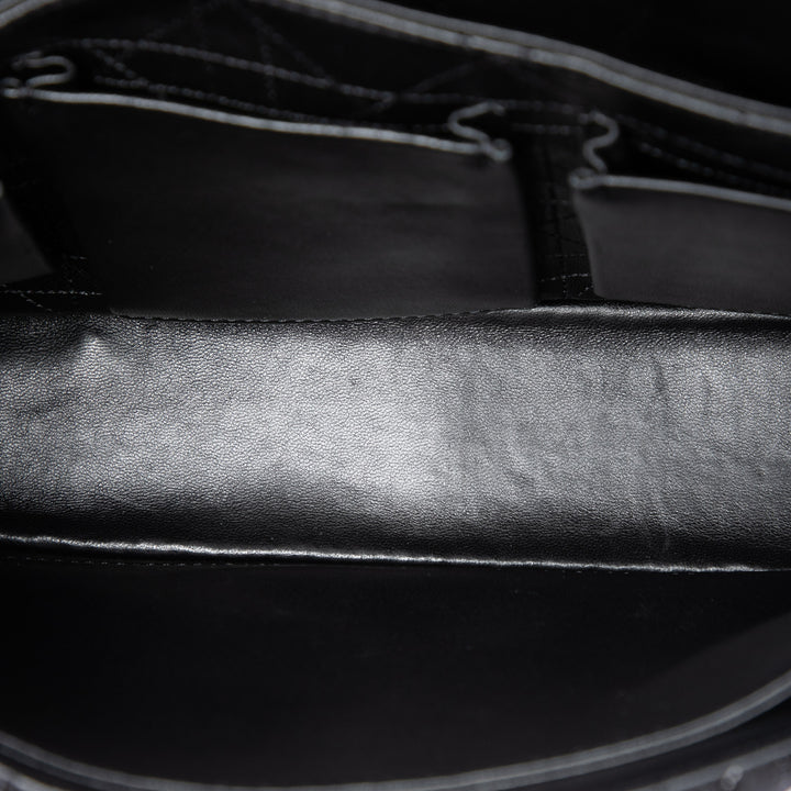 Dior Cannage Miss Dior à rabat Moyen Tweed Noir – vue 4 – GABY PARIS