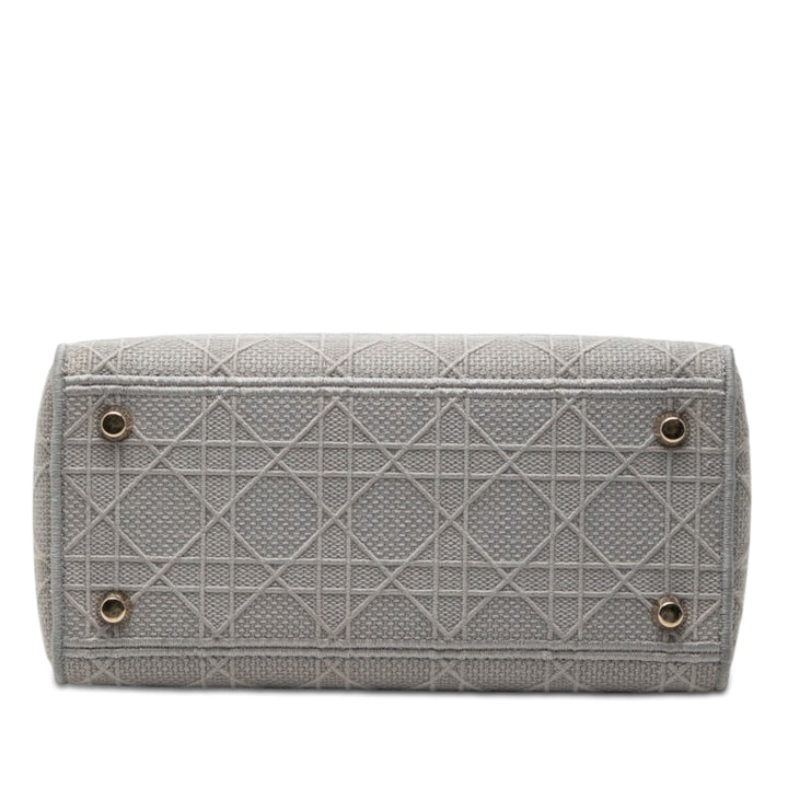 Dior Medium Toile Cannage Lady D Lite