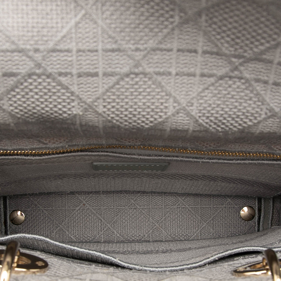Dior Medium Toile Cannage Lady D Lite