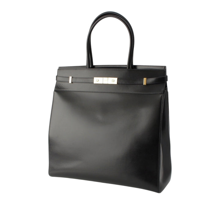 Manhattan North South Cabas Cuir de veau lisse Noir