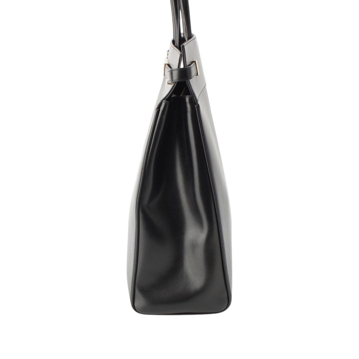 Manhattan North South Cabas Cuir de veau lisse Noir