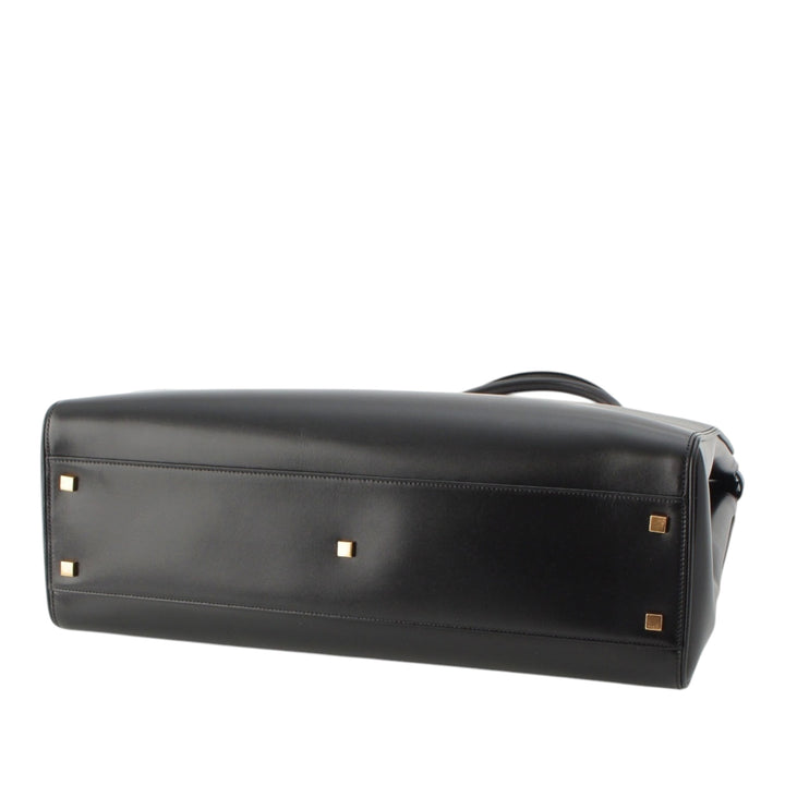 Manhattan North South Cabas Cuir de veau lisse Noir