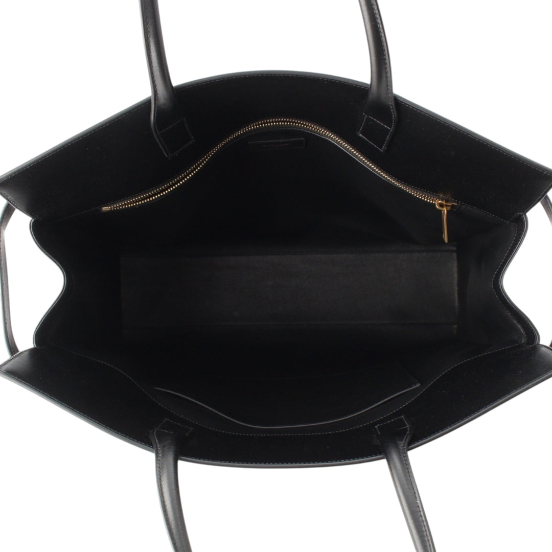 Manhattan North South Cabas Cuir de veau lisse Noir