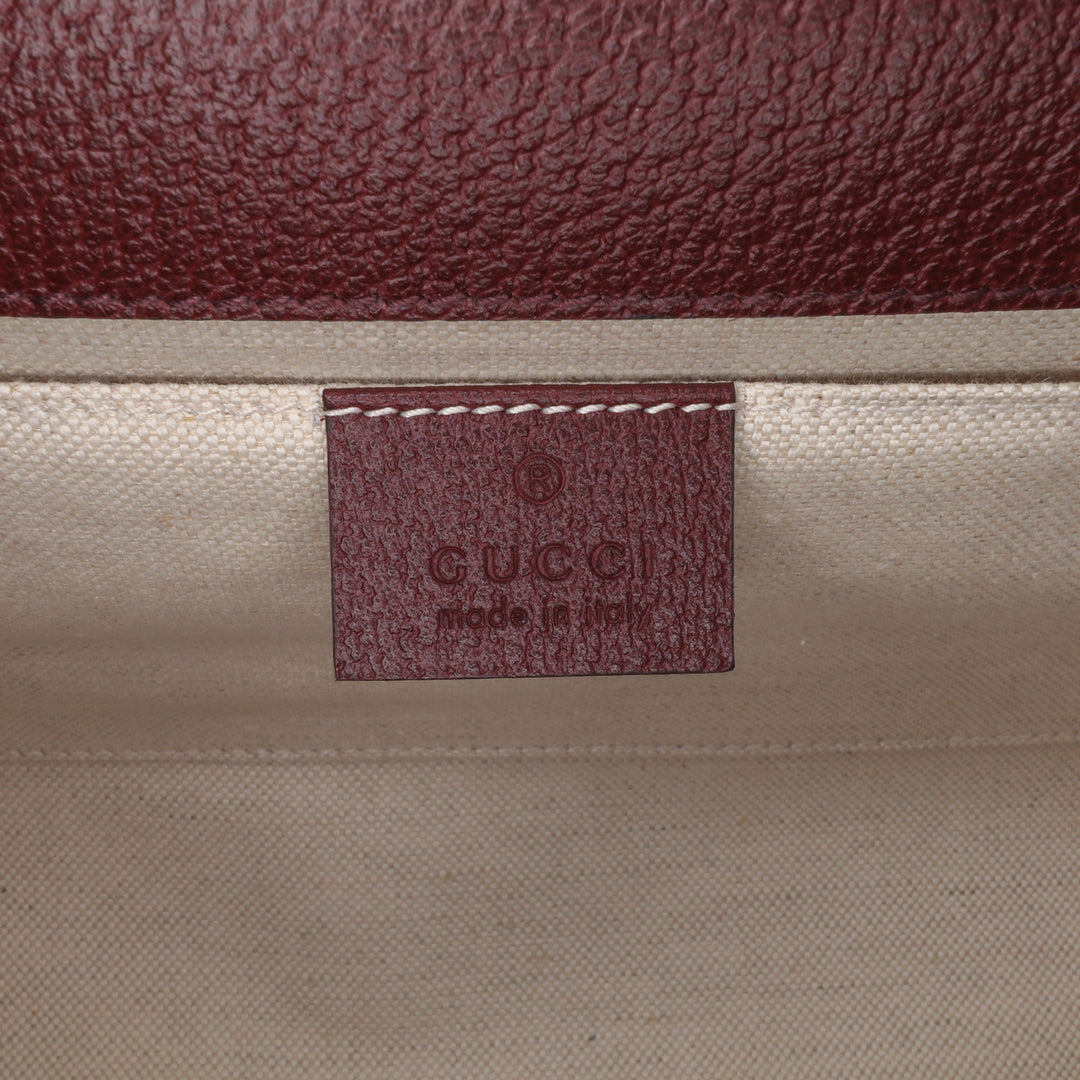 Mini GG Canvas Ophidia Web Duffle Bag Red - Gaby Paris