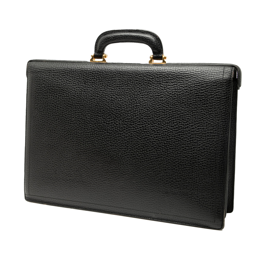 LOEWE Cuir Anagram Business Bag Noir