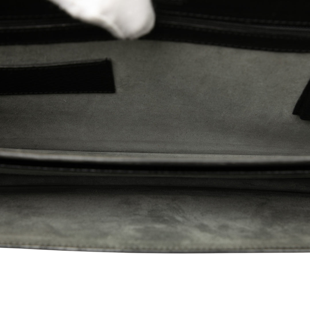 LOEWE Cuir Anagram Business Bag Noir