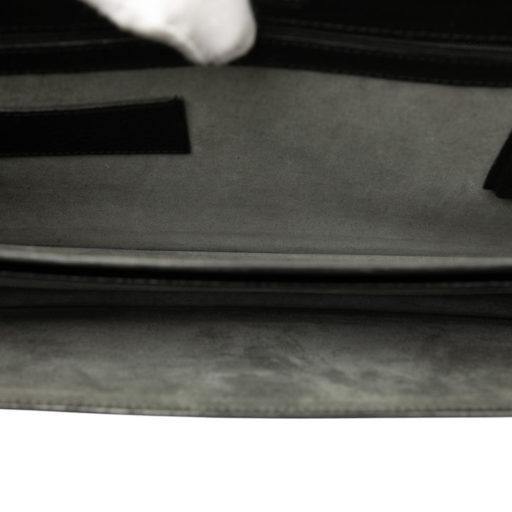 LOEWE Cuir Anagram Business Bag Noir