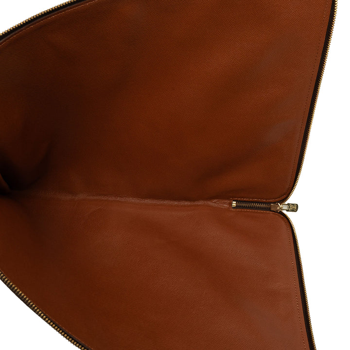 Louis Vuitton Porte-documents Poche Documents Portfolio Monogram Marron – vue 4 – GABY PARIS