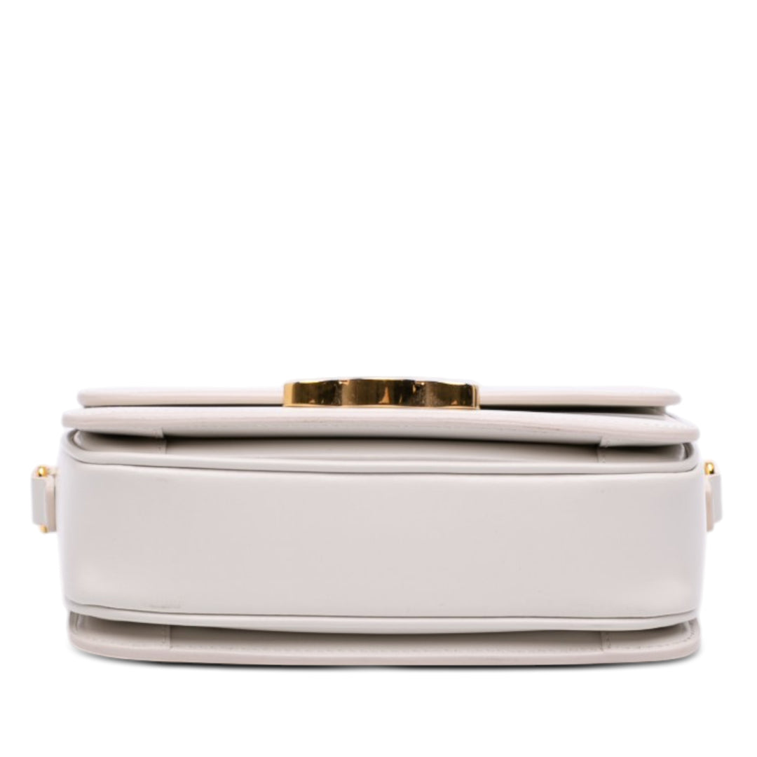 Celine Teen brillant Cuir de veau Triomphe Sac porté croisé