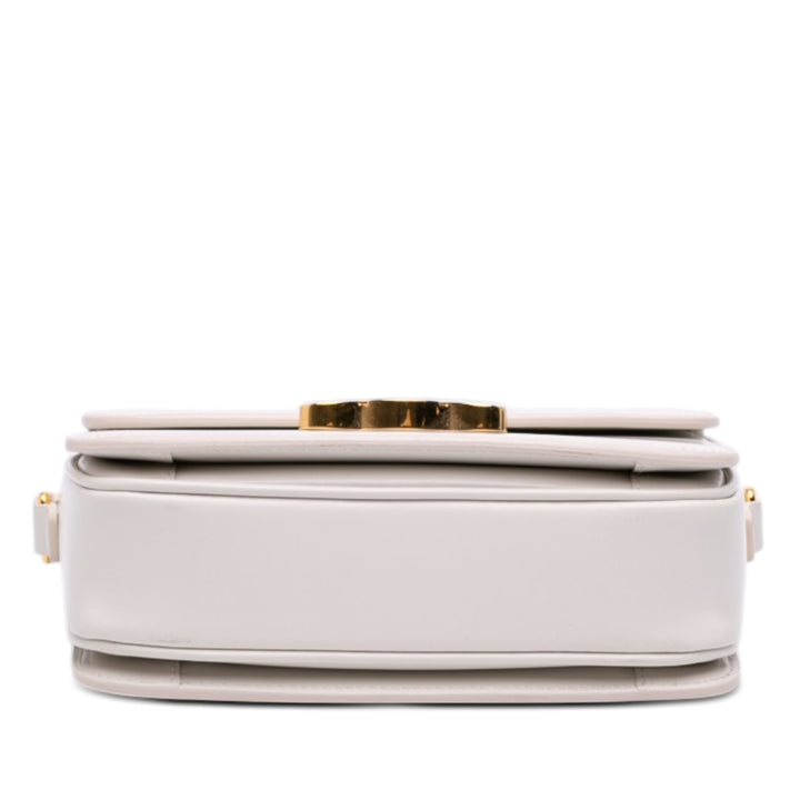 Celine Teen brillant Cuir de veau Triomphe Sac porté croisé