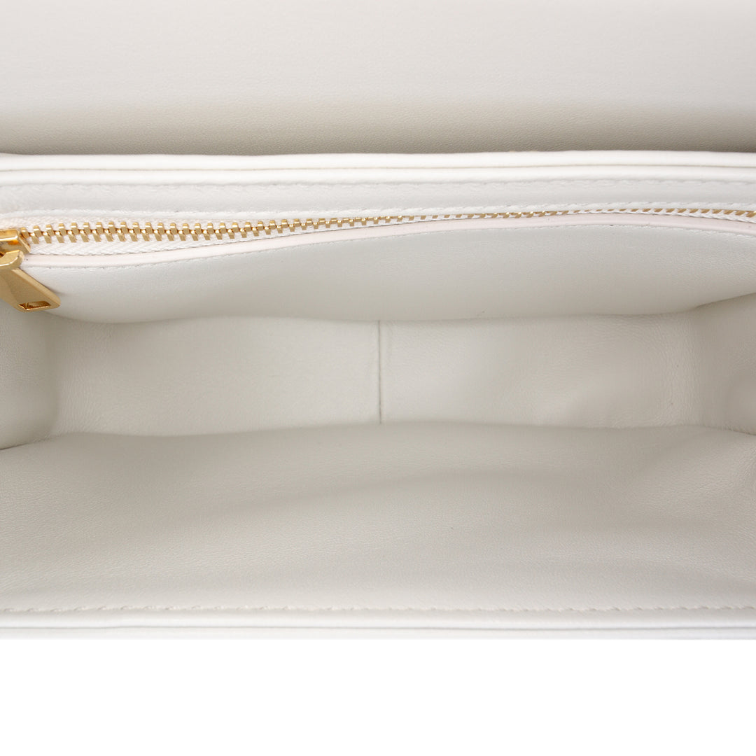 Celine Teen brillant Cuir de veau Triomphe Sac porté croisé